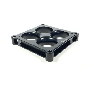 1st-racing 061031-1bkus 1ftft Inch 4 Port Super Sucker Carby Spacer For 4500 Series Carburetor Aluminum