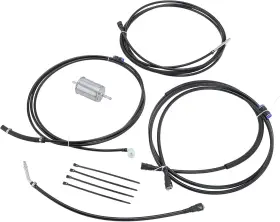 A-premium Apflk-001 A-premium Fuel Line Kit Compatible With Chevrolet Silverado 1500 2500 Black