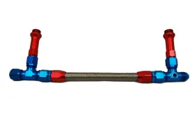 Advanced Engine Design 6095 Braided Fuel Line Kit 6 Holley Carb