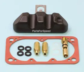 Pfs01080 Aed Holley 4150 Carburetor Jet Extensions Notched Float Needle And Seat Gasket Kit