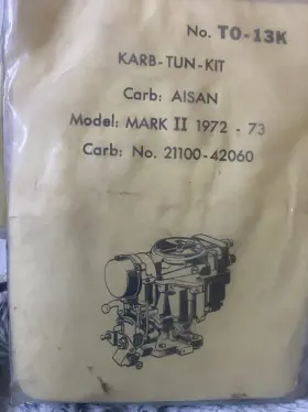 Aisan To-13k Karb-tun-kit. To-13k. Aisan. Mark 72-73. #21100-42060
