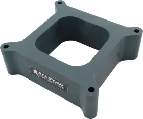 Allstar Performance 25982 Carburetor Spacer 2 In Thick Open Square Bore Phenolic Black Each