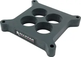 Allstar Performance All25984 Carburetor Spacer Polymer 1.00 Inch Thick 4-hole Square Bore Ea