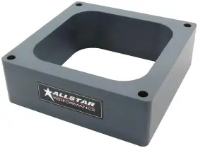 Allstar Performance All25992 Carburetor Spacer 2 In Thick Plastic Gray Each
