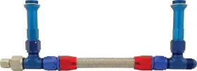Allstar Performance All26156 Carburetor Fuel Line - 8 An Single Male Inlet 7/8-20 In Dual