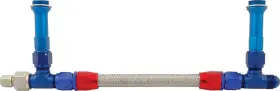 Allstar Performance All26158 Carburetor Fuel Line - 8 An Single Male Inlet 7/8-20 In Dual