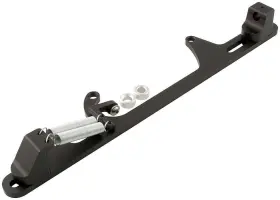 Allstar Performance All54235 Throttle Cable Bracket - Carb Mount Return Spring Black