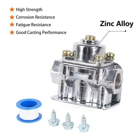 Annx Frg020-804 Low Fuel Pressure Regulator For Holley Quick Carburetor Carb 1-4 Psi 12-804