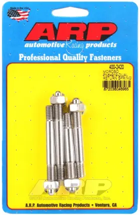 Arp 672036046965 Ss Carburetor Studs With Hex Nuts 5/16-18 And 5/16-24 Thread Set Of 4 Arp 672036046965 Ss Carburetor Studs With Hex Nuts 5/16-18 And 5/16-24 Thread Set Of 4
