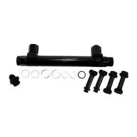 410002 Assault Racing Products Adjustable Black Billet Aluminum Fuel Log Director Holley 4150 Style Gas Alcohol