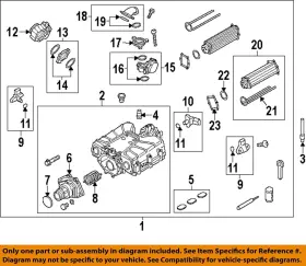 Audi Oem 06e145272c 10-18 A6 Quattro Supercharger Components-mount Kit Seal