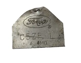 C5zf-l Autolite 65 Mustang 289 4100 Carburetor Tag Original