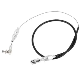 Automall Tech 752374699624 24 Inch Car Universal Throttle Cable Rubber Housing Rod Black