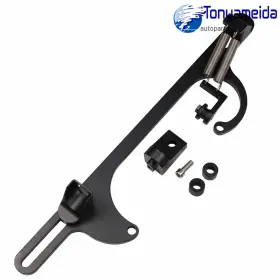 Ta10918901p Autopartszone4usa Aluminum 4150 4160 Serie Billet Throttle Cable Carb Bracket Carburetor 350 Black