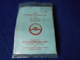 163-8022 Beck Arnley Nors Su Hs Carburetor Gasket Set Triumph Spitfire