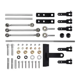 0pvyos Bfo Universal Dual Carburetor Carburettor Blow Linkage Kit Replacment - Black 0pvyos Bfo Universal Dual Carburetor Carburettor Blow Linkage Kit Replacment - Black