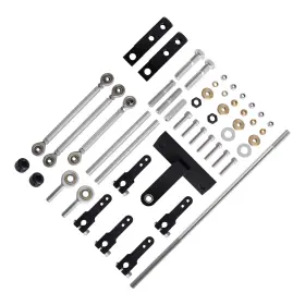 Ho4maz Bfo Adjustable Dual Carb Carburettor Blow Linkage Kit Universal - Black Ho4maz Bfo Adjustable Dual Carb Carburettor Blow Linkage Kit Universal - Black