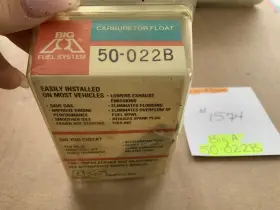 50-022 Big A Fuel System Carburetor Float New Open Box