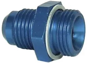 Big End Performance 12167 6an To Edelbrock And Carter Afb Blue Carb Inlet Adapter