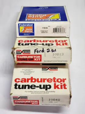 Borg Warner 10848 And Federated Carb Tune-up Kits Partials Only Use Parts Display Boxes