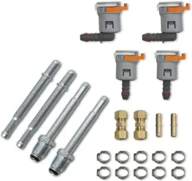 Branded Yx-05119 25ft 3/8 Inch Nylon Fuel Line Tubing Replacement Repair Kit Automotive In 10mm