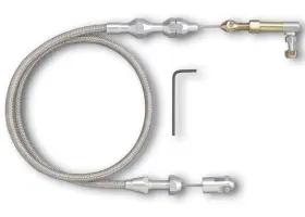 Brothers Trucks 090127280836 Tcau024stainless Lokar Universal Throttle Cable Assembly-24-inch