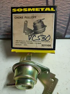 Vc530 Bwd Automotive Sosmetal Carburetor Choke Pull-off Nos Vc530 Bwd Automotive Sosmetal Carburetor Choke Pull-off Nos