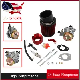 California-lamp-usa D766-340rd Upgrade Air Filter Adapter Jet Kit For Predator 420cc 301cc 13hp 15hp Golf New