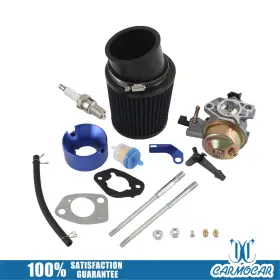 Carmocarshop 340bl Blue Air Filter Adapter Jet Stage Kit Fits For Predator 420cc 389cc 15hp Go Kart