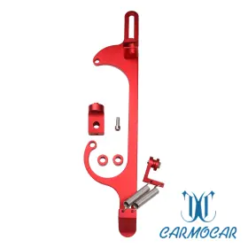 4150rd Carmocarshop Billet Aluminum Red 4150 4160 Serie Throttle Cable Carb Bracket Carburetor 350 4150rd Carmocarshop Billet Aluminum Red 4150 4160 Serie Throttle Cable Carb Bracket Carburetor 350