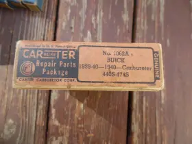Carter 1062a Vintage Carburetor Nos Kit #1062a 1939-1940 Buick 440s And 474s