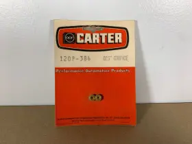 Carter 120p-386 Afb Carburetor Metering Jets - .085 Orifice Size Brand New