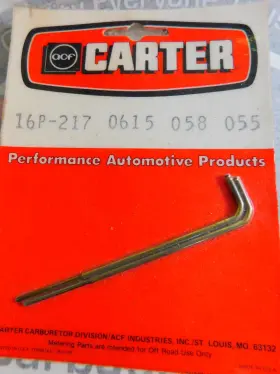 Carter 16p-217 Metering Rods For Carburetor Afb Original Nos 0615 058 055 3 Step