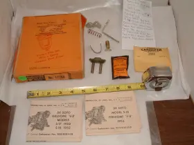 1728a Carter Nos Repair Parts Package For Kit Bbd 2 Barrel Carburetor