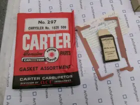 Carter 1826508 Carburetor Gasket Kit 297 For 1957 Chrysler Desoto V8 4bbl Carb
