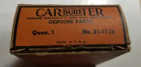 Carter 21-113s Vintage Nos Brass Carb Float