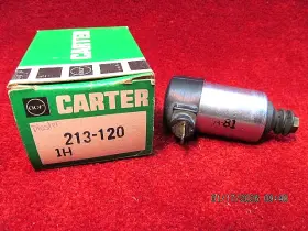 Carter 213-120 1969-1971 Avs Carburetor Idle Stop Solenoid Mopar B/e Body 426/440 Hemi