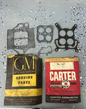 Carter 3774517 Nos Carburetor Gasket Assortment 347 Gm