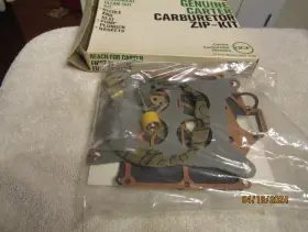 Carter 902-146a Vintage Genuine Acf Carburetor Zip Kit Nos Nib Parts Sealed