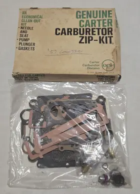 902-148a Carter Genuine Carburetor Zip-kit Wcfb Corvette Chevy Gmc 902-148a Carter Genuine Carburetor Zip-kit Wcfb Corvette Chevy Gmc