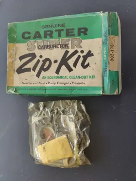 Carter 902-178 Carburetor Zip Kit Fits 1955 Desoto 291 V8 2bbl Bbd Carb