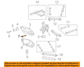 Chrysler Oem 5098775aa 04-08 Crossfire-lower Cntrl Arm Lower Bolt