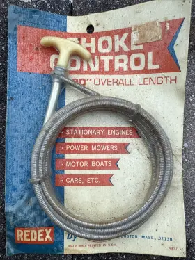 City Racer 78310-90801 Vintage On Unopened Card Choke Control Cable 90 Inch Inches