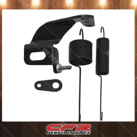 Cobra-tek Hz-2084-ss-pbk Cobra-tek Fits Stainless Steel Throttle Cable Bracket Spring Kit Black Finish