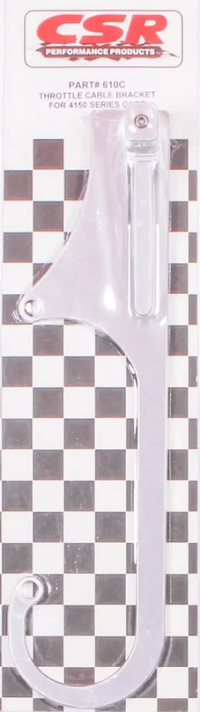 Csr Performance 610c Products Clear Anodized Throttle Cable Bracket For 4150