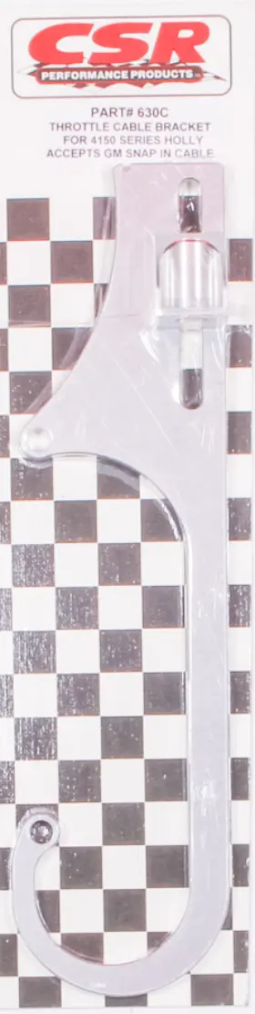 Csr Performance 630c Products Clear Anodized Throttle Cable Bracket For 4150