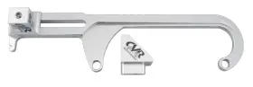 Cvr 64500cl Throttle Cable Bracket 4500 Series Carburetor Billet Aluminum Clear Anodized