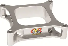 Cvr Cs6450020 Carburetor Spacer Alum. Polished 2 Inch Tall Open Plenum 4500 Series Each