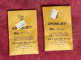 D&g Valve Mfg. Co. Inc Su-301 Grose Jet Carburetor Float Needle Seat For S.u. H Hs Hd Mg Mga Austin Healey Nos