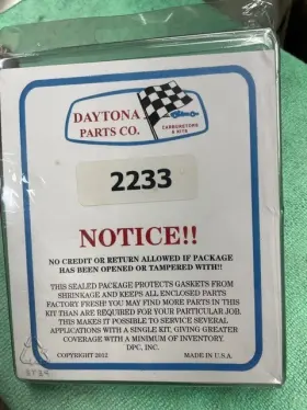 Daytona Parts 2233 Stromberg Ww Carburetor Kit 1956-1959 Dodge V8 Engines New